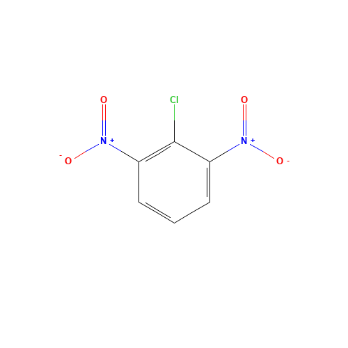 2-Chloro-1,3-dinitrobenzene (CAS: 606-21-3) - Chemical Structure and Molecular Formula 