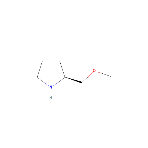 (S)-(+)-2-(Methoxymethyl)pyrrplidine (CAS: 63126-47-6) - Chemical Structure and Molecular Formula 