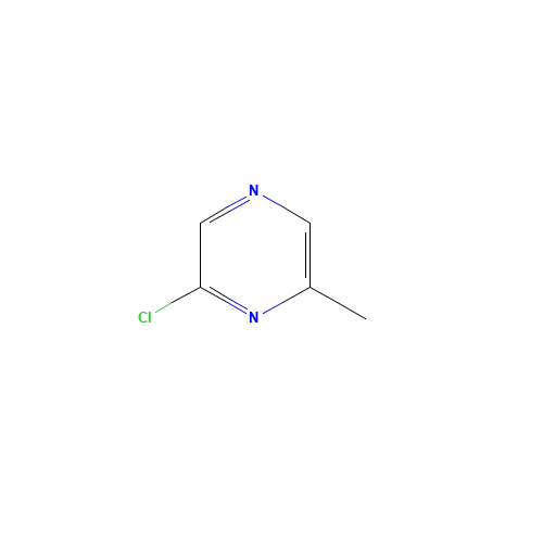 2-chloro-6-methylpyrazine (CAS: 38557-71-0) - Chemical Structure and Molecular Formula 