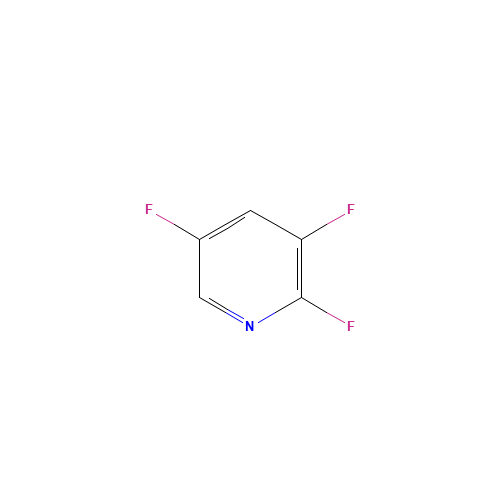 2,3,5-Trifluoropyridine (CAS: 76469-41-5) - Chemical Structure and Molecular Formula 