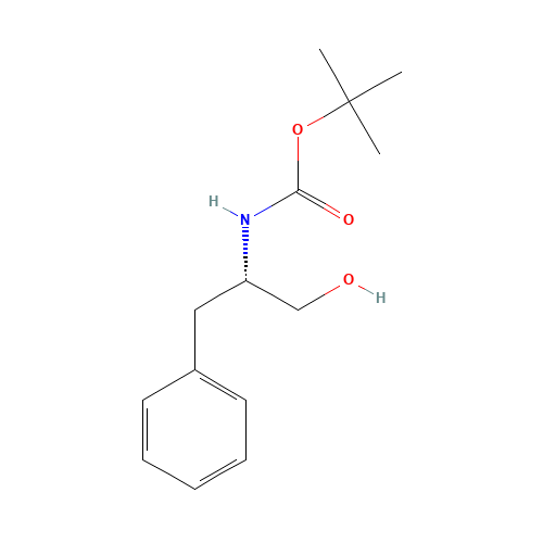 (S)-N-(tert-Butoxycarbonyl)-beta-phenylalaninol (CAS: 66605-57-0) - Chemical Structure and Molecular Formula 