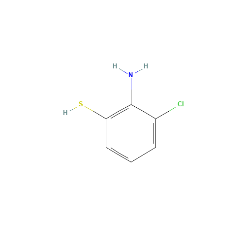 2-amino-3-chlorothiophenol (CAS: 40925-72-2) - Chemical Structure and Molecular Formula 
