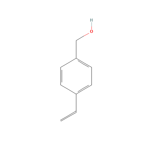 4-Vinylbenzyl alcohol (CAS: 1074-61-9) - Chemical Structure and Molecular Formula 