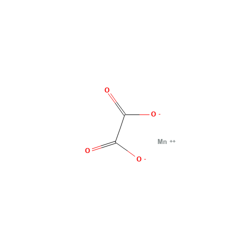 Manganese(II)oxalate (CAS: 640-67-5) - Chemical Structure and Molecular Formula 