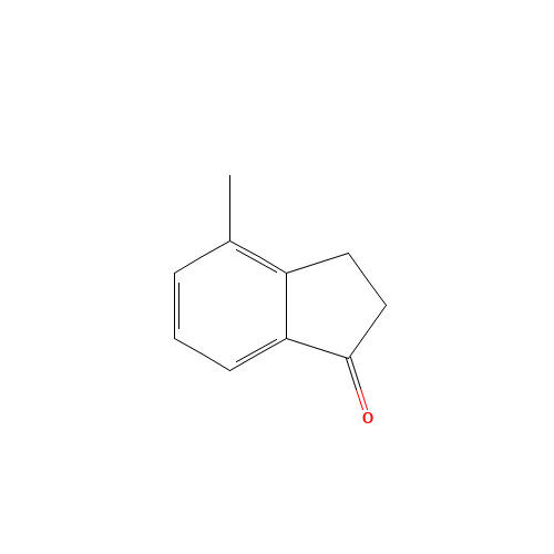 4-Methyl-1-indanon (CAS: 24644-78-8) - Chemical Structure and Molecular Formula 