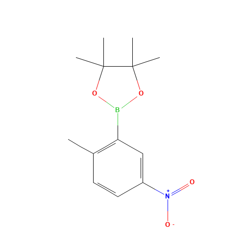 4,4,5,5-tetramethyl-2-(2-methyl-5-nitrophenyl)-1,3,2-dioxaborolane (CAS: 957062-84-9) - Related Chemical Product