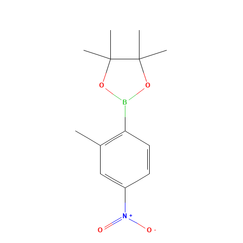 4,4,5,5-tetramethyl-2-(2-methyl-4-nitrophenyl)-1,3,2-dioxaborolane (CAS: 883715-40-0) - Related Chemical Product