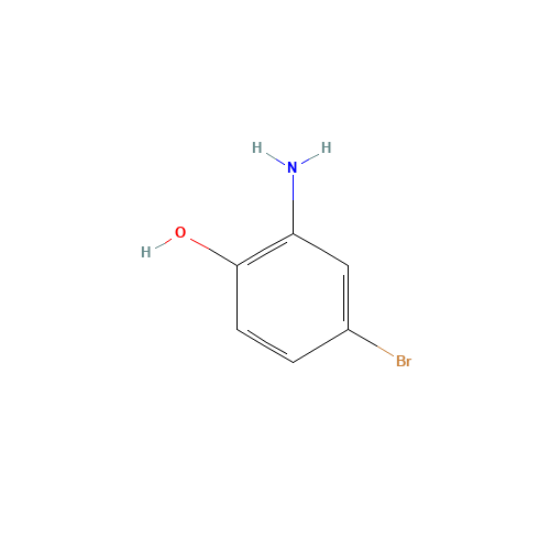 2-amino-4-bromophenol (CAS: 40925-68-6) - Chemical Structure and Molecular Formula 