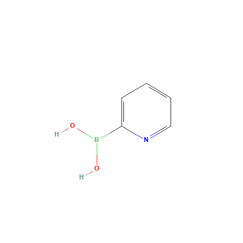 Pyridin-2-bronic Acid (CAS: 197958-29-5) - Chemical Structure and Molecular Formula 
