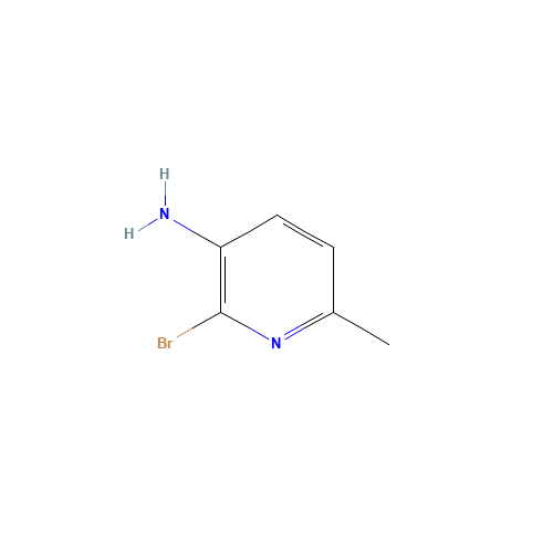 3-amino-2-bromo-6-methylpyridine (CAS: 126325-53-9) - Chemical Structure and Molecular Formula 