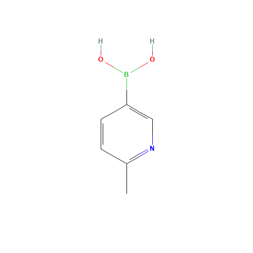 6-Methylpyridin-3-ylboronic acid (CAS: 659742-21-9) - Chemical Structure and Molecular Formula 