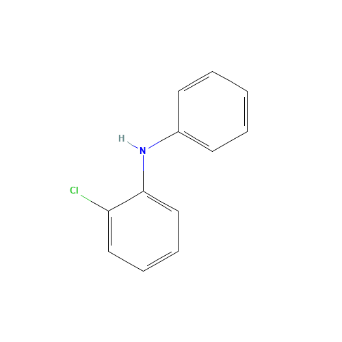 2-Chlorodiphenylamine (CAS: 1205-40-9) - Chemical Structure and Molecular Formula 