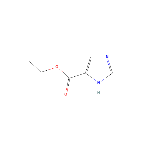 ethyl 1H-imidazole-4-carboxylate (CAS: 23785-21-9) - Chemical Structure and Molecular Formula 