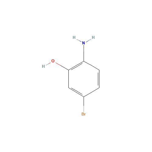 2-Amino-5-bromophenol (CAS: 38191-34-3) - Chemical Structure and Molecular Formula 