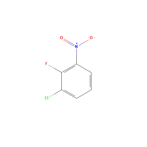 3-CHLORO-2-FLUORONITROBENZENE (CAS: 2106-49-2) - Chemical Structure and Molecular Formula 