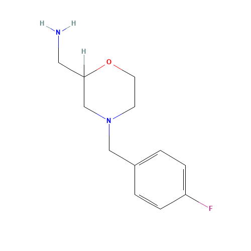4-[(4-Fluorophenyl)methyl]-2-morpholinemethanamine (CAS: 112914-13-3) - Related Chemical Product