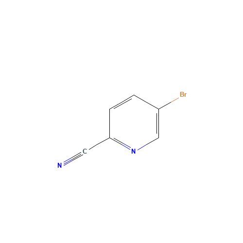 5-Bromo-2-pyridinecarbonitrile (CAS: 97483-77-7) - Chemical Structure and Molecular Formula 