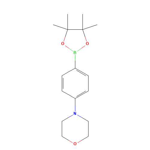 4-[4-(4,4,5,5-TETRAMETHYL-1,3,2-DIOXABOROLAN-2-YL)PHENYL!MORPHOLINE (CAS: 568577-88-8) - Related Chemical Product