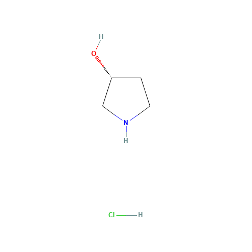 (R)-(-)-3-Pyrrolidinol hydrochloride (CAS: 104706-47-0) - Chemical Structure and Molecular Formula 