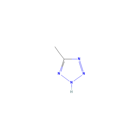 5-Methyl-1H-tertazole (CAS: 4076-36-2) - Chemical Structure and Molecular Formula 