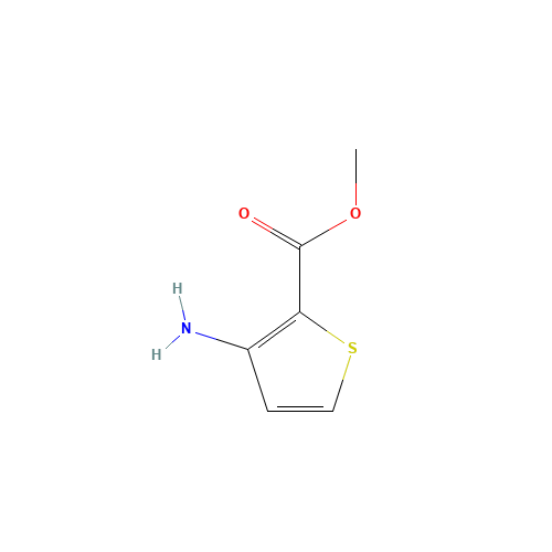 Methyl 3-amino-2-thiophenecarboxylate (CAS: 22288-78-4) - Chemical Structure and Molecular Formula 