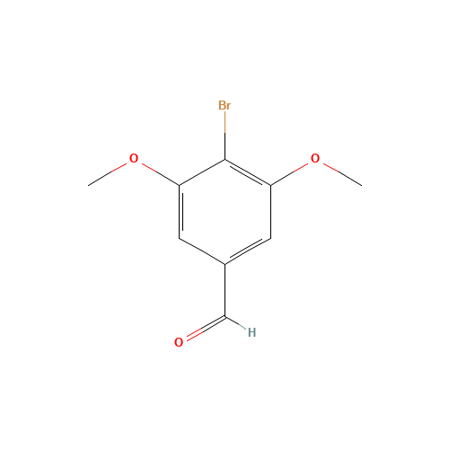 4-BROMO-3,5-DIMETHOXYBENZALDEHYDE (CAS: 31558-40-4) - Chemical Structure and Molecular Formula 