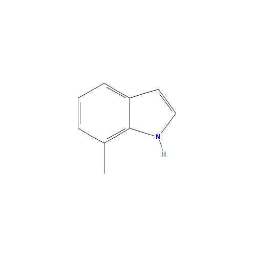 7-Methylindole (CAS: 933-67-5) - Chemical Structure and Molecular Formula 