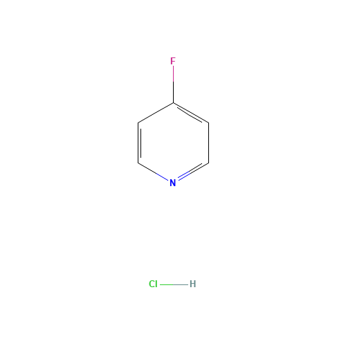 4-Fluoropyridine hydrochloride (CAS: 39160-31-1) - Chemical Structure and Molecular Formula 