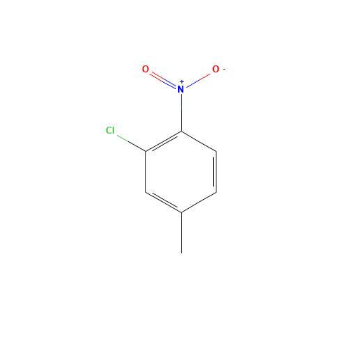 3-Chloro-4-nitrotoluene (CAS: 38939-88-7) - Chemical Structure and Molecular Formula 