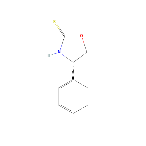 (S)-4-PHENYL-1,3-OXAZOLIDINE-2-THIONE (CAS: 190970-57-1) - Chemical Structure and Molecular Formula 