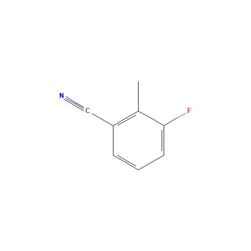 3-Fluoro-2-methylbenzonitrile (CAS: 185147-06-2) - Chemical Structure and Molecular Formula 
