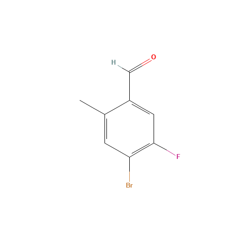 4-BROMO-5-FLUORO-2-METHYLBENZALDEHYDE (CAS: 861928-26-9) - Related Chemical Product