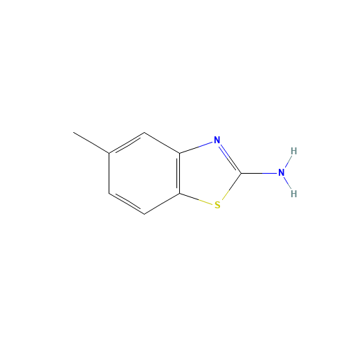 5-Methyl-2-aminobenzothiazole (CAS: 14779-17-0) - Chemical Structure and Molecular Formula 