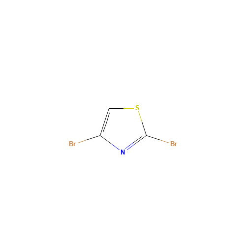 2,4-Dibromothiazole (CAS: 4175-77-3) - Chemical Structure and Molecular Formula 
