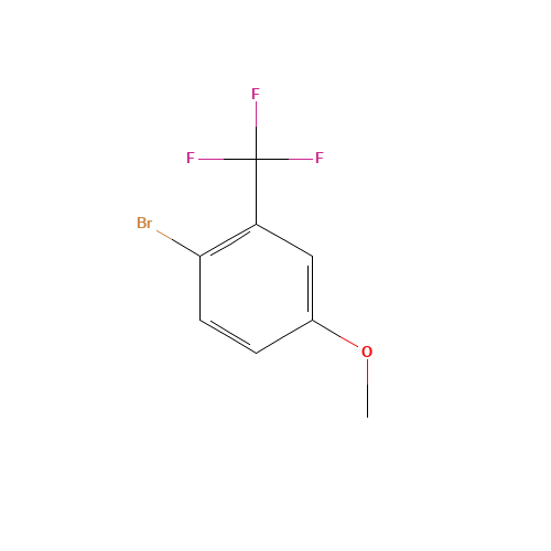 2-Bromo-5-methoxybenzotrifluoride (CAS: 400-72-6) - Chemical Structure and Molecular Formula 
