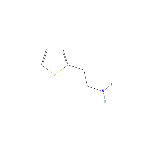 Thiophene-2-ethylamine (CAS: 30433-91-1) - Chemical Structure and Molecular Formula 