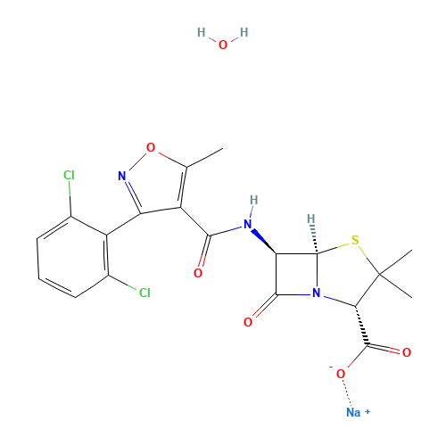 Dicloxacillin sodium (CAS: 13412-64-1) - Related Chemical Product