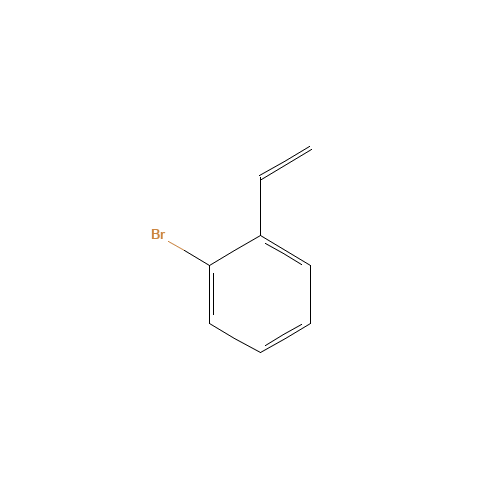 2-Bromostyrene (CAS: 2039-88-5) - Chemical Structure and Molecular Formula 