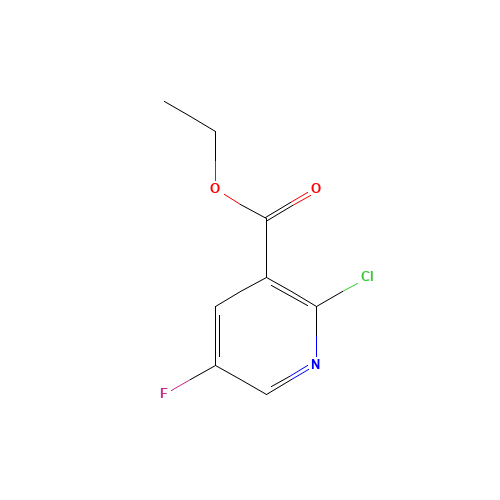 Ethyl 2-chloro-5-fluoronicotinate (CAS: 139911-30-1) - Chemical Structure and Molecular Formula 