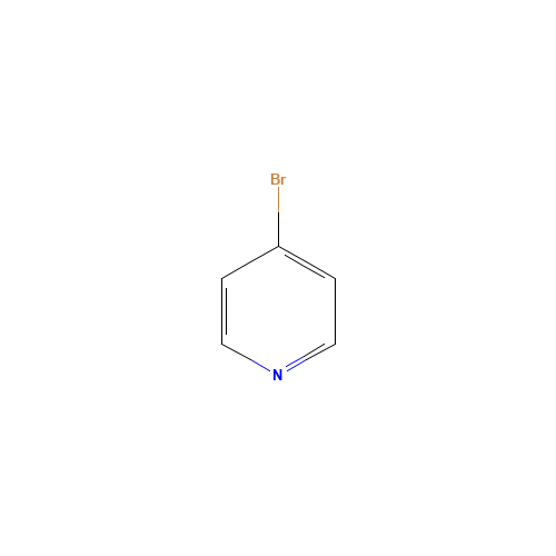 4-Bromopyridine (CAS: 1120-87-2) - Chemical Structure and Molecular Formula 