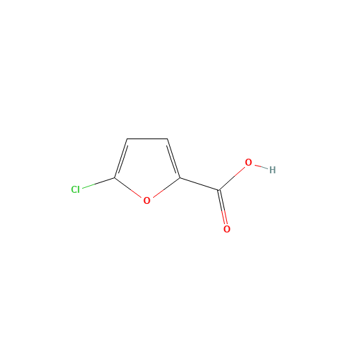 5-Chlorofuran-2-carboxylic acid (CAS: 618-30-4) - Chemical Structure and Molecular Formula 