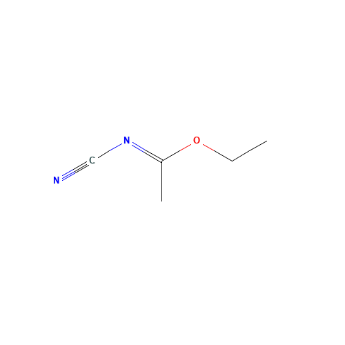 Ethyl N-cyanoethanimideate (CAS: 1558-82-3) - Chemical Structure and Molecular Formula 
