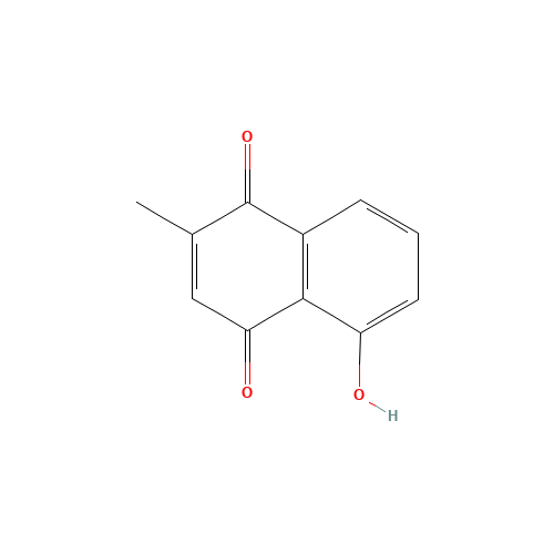 PLUMBAGIN (CAS: 481-42-5) - Chemical Structure and Molecular Formula 