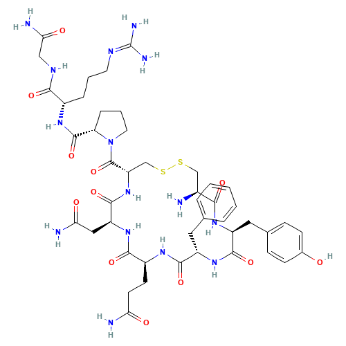 Argipressine (CAS: 113-79-1) - Chemical Structure and Molecular Formula 