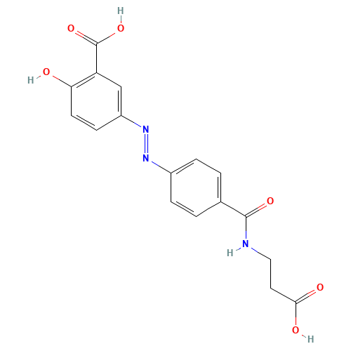 Balsalazide (CAS: 80573-04-2) - Chemical Structure and Molecular Formula 