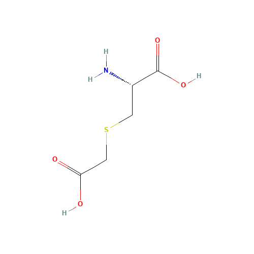 Carbocistein (CAS: 638-23-3) - Chemical Structure and Molecular Formula 