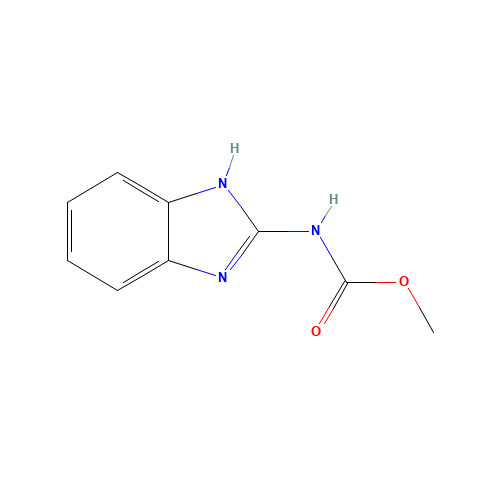 Carbendazim (CAS: 10605-21-7) - Chemical Structure and Molecular Formula 