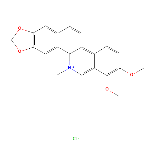 CHELERYTHRINE CHLORIDE (CAS: 3895-92-9) - Chemical Structure and Molecular Formula 