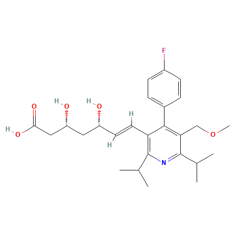 CERIVASTATIN SODIUM (CAS: 145599-86-6) - Chemical Structure and Molecular Formula 
