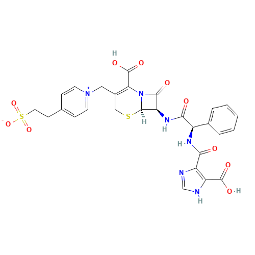 Cefpimizole (CAS: 84880-03-5) - Chemical Structure and Molecular Formula 